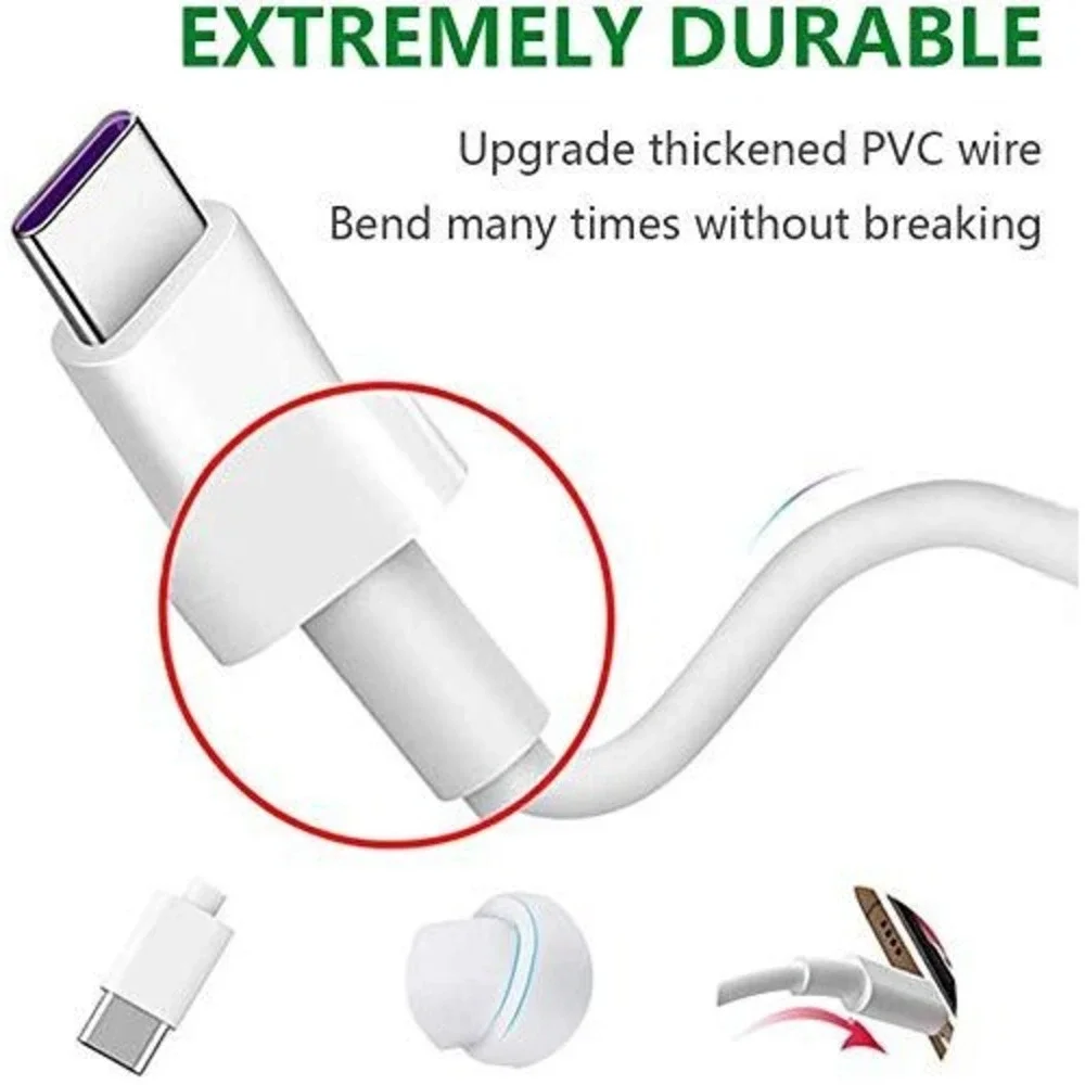 6FT Car Charger USB A to C Cable for iPhone‎ 15/Pro Max/Plus